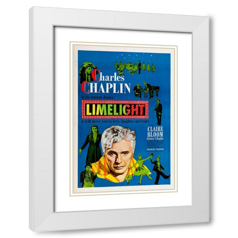Limelight-1952 White Modern Wood Framed Art Print with Double Matting by Vintage Hollywood Archive