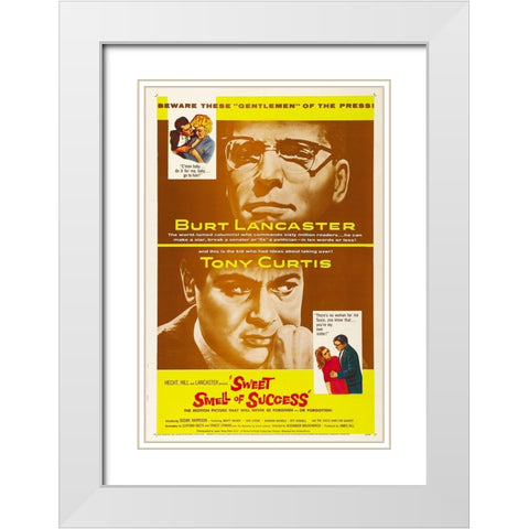 Sweet Smell of Success-1957 White Modern Wood Framed Art Print with Double Matting by Vintage Hollywood Archive