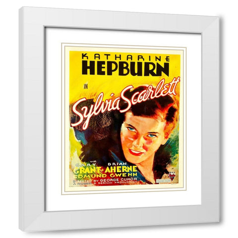 Sylvia Scarlett-1935 White Modern Wood Framed Art Print with Double Matting by Vintage Hollywood Archive