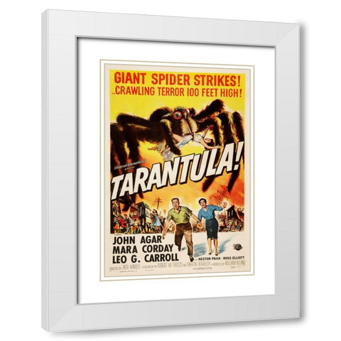 Tarantula-1955 White Modern Wood Framed Art Print with Double Matting by Vintage Hollywood Archive