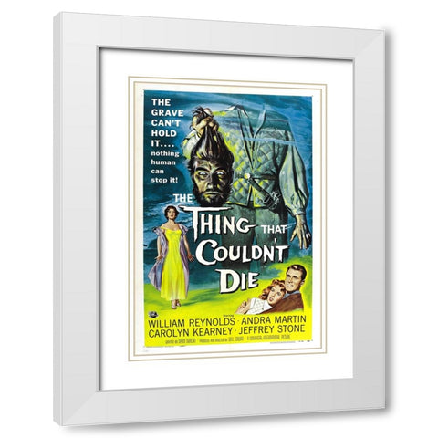 The Thing that Couldnt Die-1958 White Modern Wood Framed Art Print with Double Matting by Vintage Hollywood Archive