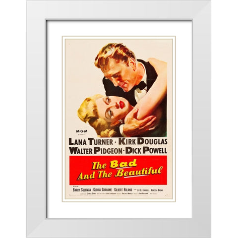 The Bad and the Beautiful-1952 White Modern Wood Framed Art Print with Double Matting by Vintage Hollywood Archive