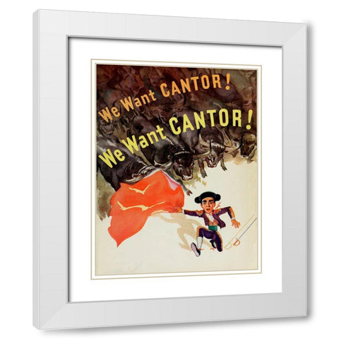 The Kid from Spain-1932 White Modern Wood Framed Art Print with Double Matting by Vintage Hollywood Archive