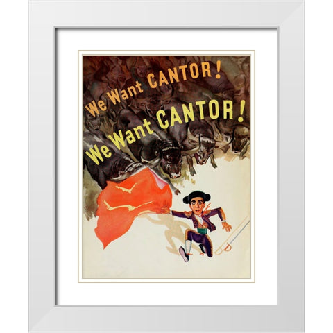 The Kid from Spain-1932 White Modern Wood Framed Art Print with Double Matting by Vintage Hollywood Archive