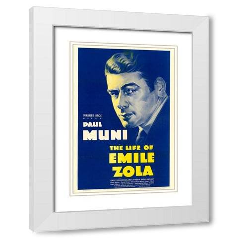 The Life of Emile Zola-1937 White Modern Wood Framed Art Print with Double Matting by Vintage Hollywood Archive