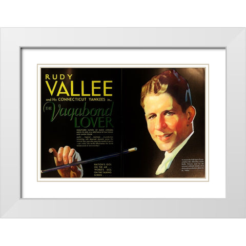 The Vagabond Lover-1929 White Modern Wood Framed Art Print with Double Matting by Vintage Hollywood Archive