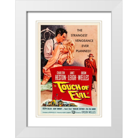 Touch of Evil-1958 White Modern Wood Framed Art Print with Double Matting by Vintage Hollywood Archive