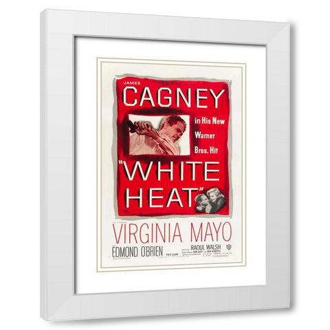 White Heat-1949 White Modern Wood Framed Art Print with Double Matting by Vintage Hollywood Archive