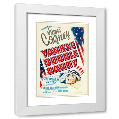 Yankee Doodle Dandy-1942 White Modern Wood Framed Art Print with Double Matting by Vintage Hollywood Archive