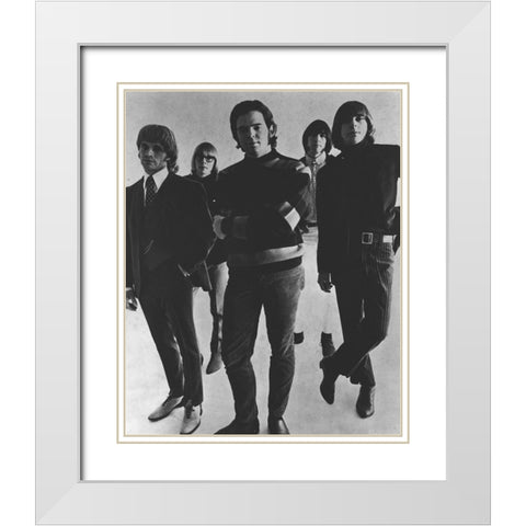 Chocolate Watch Band-1966 White Modern Wood Framed Art Print with Double Matting by Vintage Music Archive