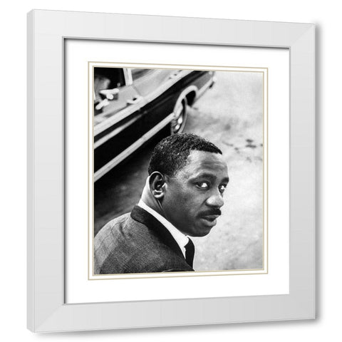 Wes Montgomery-1967 White Modern Wood Framed Art Print with Double Matting by Vintage Music Archive
