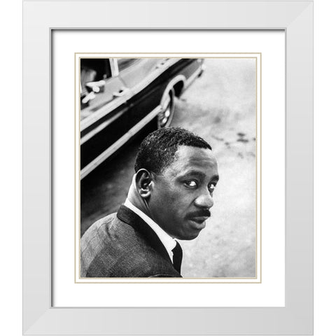 Wes Montgomery-1967 White Modern Wood Framed Art Print with Double Matting by Vintage Music Archive