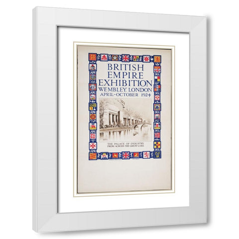 British Empire Exhibition-1924-Industry White Modern Wood Framed Art Print with Double Matting by Worlds Fair Posters