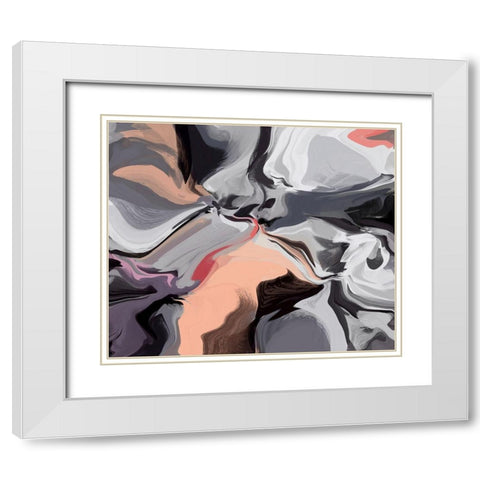 Independence of Reality I White Modern Wood Framed Art Print with Double Matting by Orlov, Irena