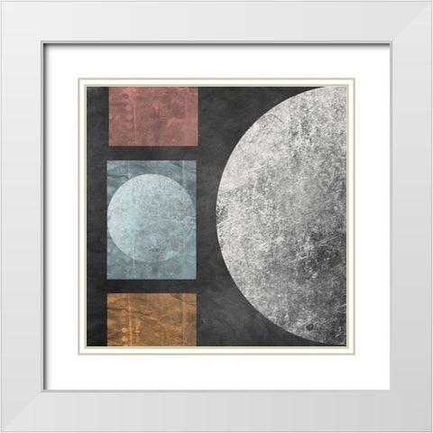 Geometry Mystery Moon II White Modern Wood Framed Art Print with Double Matting by Orlov, Irena