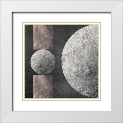 Geometry Mystery Moon III White Modern Wood Framed Art Print with Double Matting by Orlov, Irena