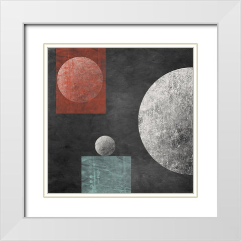 Geometry Mystery Moon IV White Modern Wood Framed Art Print with Double Matting by Orlov, Irena