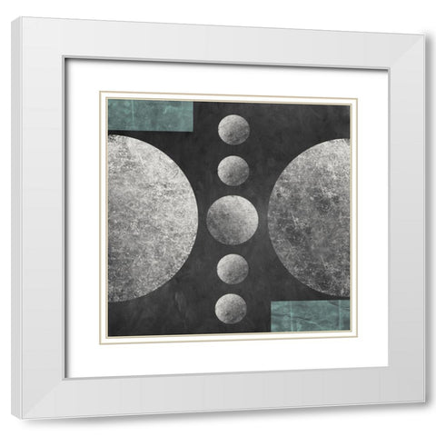 Geometry Mystery Moon VI White Modern Wood Framed Art Print with Double Matting by Orlov, Irena