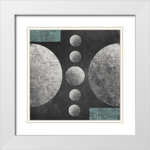 Geometry Mystery Moon VI White Modern Wood Framed Art Print with Double Matting by Orlov, Irena