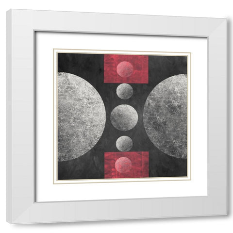 Geometry Mystery Moon VII White Modern Wood Framed Art Print with Double Matting by Orlov, Irena