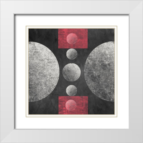 Geometry Mystery Moon VII White Modern Wood Framed Art Print with Double Matting by Orlov, Irena