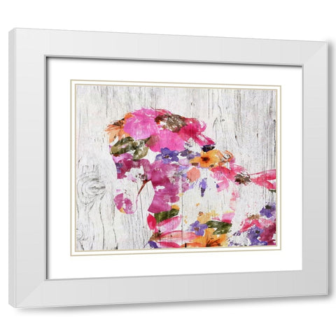 Bohemian Horse White Modern Wood Framed Art Print with Double Matting by Orlov, Irena