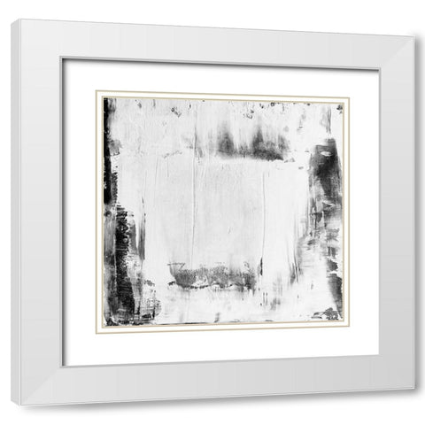 Snow White I White Modern Wood Framed Art Print with Double Matting by Orlov, Irena