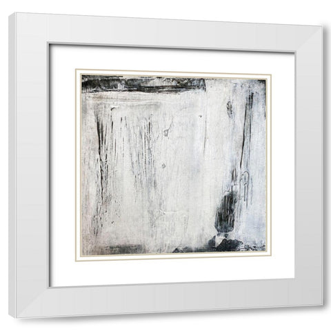 Snow White II White Modern Wood Framed Art Print with Double Matting by Orlov, Irena