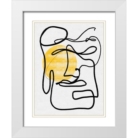 Into the Void I White Modern Wood Framed Art Print with Double Matting by Holman, Nicholas