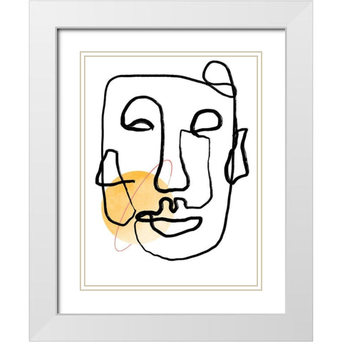 Into the Void II White Modern Wood Framed Art Print with Double Matting by Holman, Nicholas