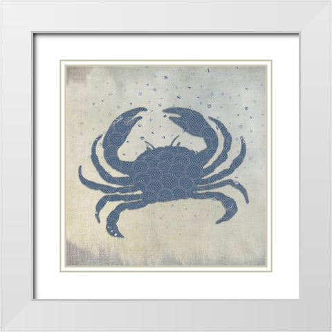 Seafarer II White Modern Wood Framed Art Print with Double Matting by Smith, Karen