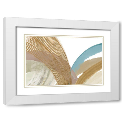 Force of Nature II White Modern Wood Framed Art Print with Double Matting by Kouta, Flora