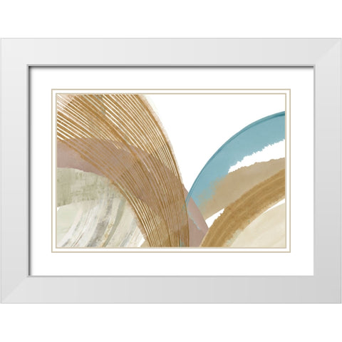Force of Nature II White Modern Wood Framed Art Print with Double Matting by Kouta, Flora