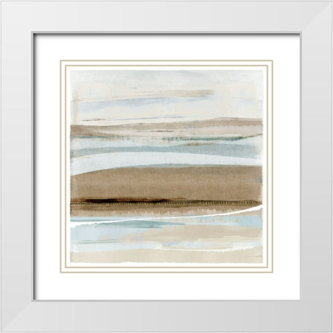 Winter Sands III White Modern Wood Framed Art Print with Double Matting by Kouta, Flora