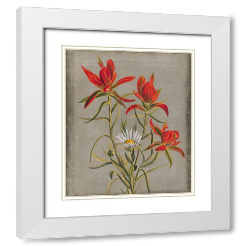 Inthered I White Modern Wood Framed Art Print with Double Matting by Smith, Karen