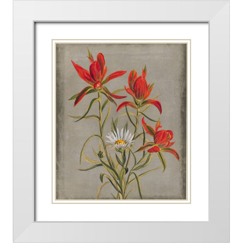 Inthered I White Modern Wood Framed Art Print with Double Matting by Smith, Karen