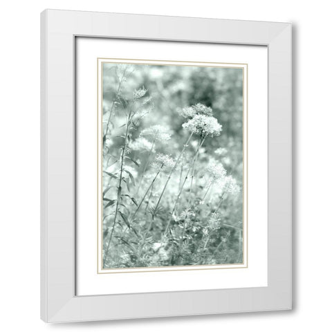 Autumn White Modern Wood Framed Art Print with Double Matting by Stalus, Judy