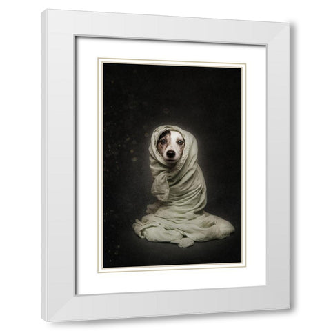 Wrapped White Modern Wood Framed Art Print with Double Matting by Willers, Heike