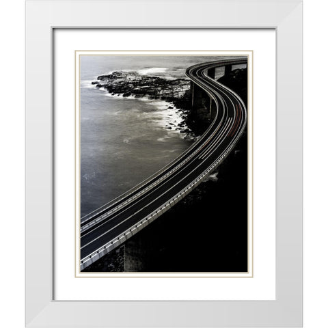 Red one goes faster. White Modern Wood Framed Art Print with Double Matting by Krawczyk Photography, Andrzej