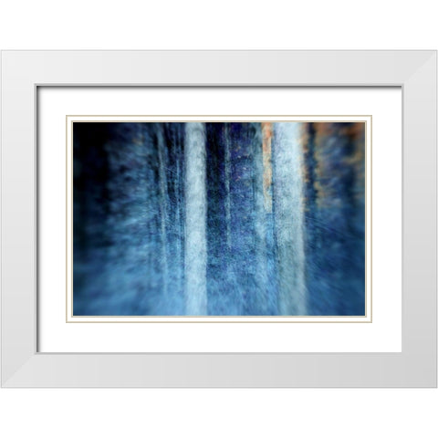 THE FOREST White Modern Wood Framed Art Print with Double Matting by Barbadimos, Kostas