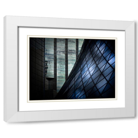 Roy Thomson Hall Toronto No 1 White Modern Wood Framed Art Print with Double Matting by Carson, Brian