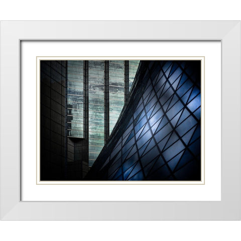 Roy Thomson Hall Toronto No 1 White Modern Wood Framed Art Print with Double Matting by Carson, Brian