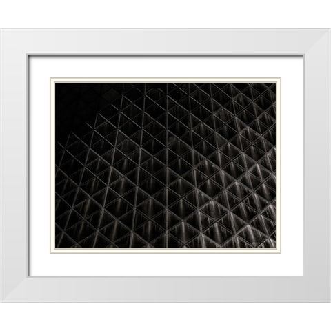 Roy Thomson Hall Toronto No 4 White Modern Wood Framed Art Print with Double Matting by Carson, Brian
