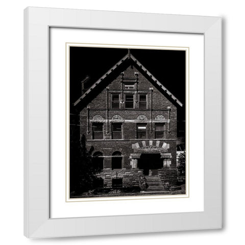 Rupert Simpson House Toronto White Modern Wood Framed Art Print with Double Matting by Carson, Brian