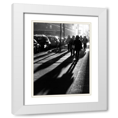 Slice of Sunshine No 4 White Modern Wood Framed Art Print with Double Matting by Carson, Brian