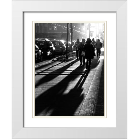Slice of Sunshine No 4 White Modern Wood Framed Art Print with Double Matting by Carson, Brian