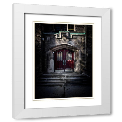 St Michaels Cathedral White Modern Wood Framed Art Print with Double Matting by Carson, Brian
