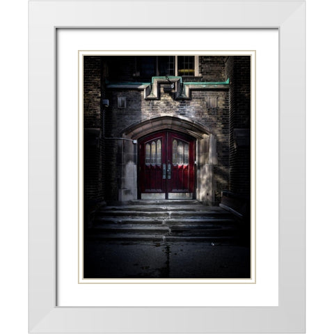 St Michaels Cathedral White Modern Wood Framed Art Print with Double Matting by Carson, Brian