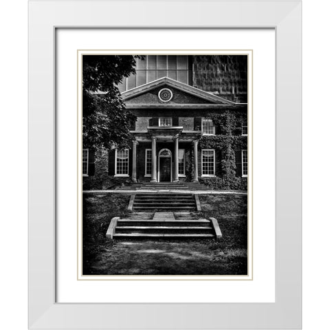 The Grange Toronto White Modern Wood Framed Art Print with Double Matting by Carson, Brian