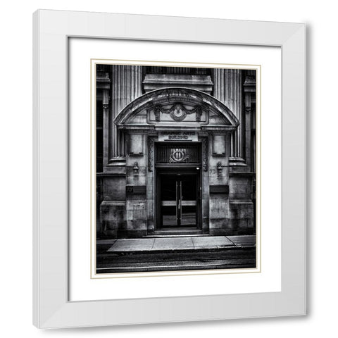 The Graphic Arts Building White Modern Wood Framed Art Print with Double Matting by Carson, Brian